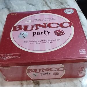 Party Game Set - Red Collectible Tin NEW..Never OPENED